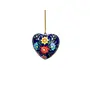 Handcrafted Diwali Decorative Hanging Hearts Ornaments (Set of 3), 3 image
