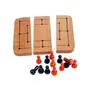 Handcrafted Wooden Toy: 5-in-1 Strategy Board Game: Six Men's Morris + 4 Games, 3 image