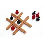 4-In-1 Strategy Game: Tic Tac Toe (Beech Wood) + 3 Games, 2 image
