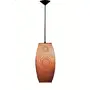 Copper Zellige Long Moroccan Hanging Pendant Ceiling Light E - 14 Bulb Holder Without Bulb 16 x 16 x 35 cm, 3 image