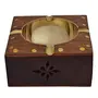 Square Wooden Designer Home and Office Ashtray for Cigar and Cigarettes, 2 image