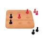 Handcrafted Wooden Toy: 5-in-1 Strategy Board Game: Six Men's Morris + 4 Games, 4 image