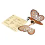 Handcrafted Wooden DIY Toy: CHITTE - Flapping Butterfly Pull Toy, 5 image
