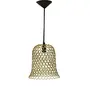Gold Bell Hanging Pendant Ceiling Light E -14 Bulb Holder Without Bulb 22 x 22 x 29 cm, 2 image