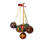 Multi Coloured Kashmir Hanging Balls - Set of 6, 2 image