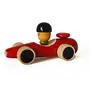 Handcrafted Wooden Push Toy - Vroom, 2 image