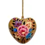 Handcrafted Diwali Decorative Hanging Hearts Ornaments (Set of 3), 5 image