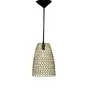 Gold Tall Cone Ring Hanging Pendant Ceiling Light E - 14 Bulb Holder Without Bulb 20 x 20 x 29 cm, 2 image