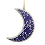 Handcrafted Christmas (Xmas) Decorative Hanging Moon Ornaments (Set of 3), 4 image