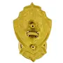 Toolart Lion Head Brass Door Knocker Gold Color, 3 image