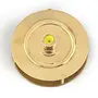 Round Shape Golden Magnifying Glass (7.62 cm x 7.62 cm Deep BrownHCF244), 3 image