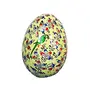 Mehra Bros Paper Machie Easter Egg ornaments (set of 6) Combo 1, 3 image