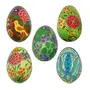 Handcrafted Diwali Decorative Eggs (Set of 5), 2 image