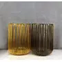 Celine Candle Votive Hurricane Wire Holder Without Candle 6.5" x 6.5" x 9" (Shiny Gold), 5 image