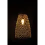 Gold Tall Cone Ring Hanging Pendant Ceiling Light E - 14 Bulb Holder Without Bulb 20 x 20 x 29 cm, 3 image