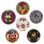 Balls3" SizeChristmas BaublesSet of 12.Kashmiri HangingsChristmas Ball Ornaments Christmas DecorationsTree Ornaments Hooks Included, 4 image