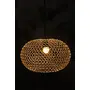 Gold Ring Orb Hanging Pendant Light E - 27 Bulb Holder Without Bulb 34 x 34 x 23 cm, 3 image