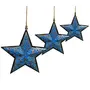 Handcrafted Christmas (Xmas) Decorative Hanging Stars Ornaments (Set of 3), 3 image