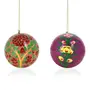 Set of 12 Ball Christmas Hanging Decorations - Handmade Decoration Xmas Gifts Set, 5 image