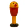 Handcrafted Birdie Rattle - Red, 2 image