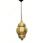 Gold Moorish Moroccan Hanging Pendant Ceiling Light E - 14 Bulb Holder Without Holder 20 x 20 x 41 cm, 2 image