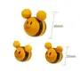 Channapatna Wooden Handicrafted Buzzing Bees Fridge Magnet - Pack of 3, 2 image