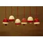 Handcrafted Wooden Christmas Dcor (Red), 2 image