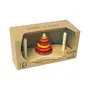 Handcrafted Tower of Hanoi Wooden Puzzle - Brahma Multicolour, 3 image