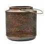 Rome Copper Antique Metal Hurricane Lantern, 2 image