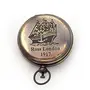 Pushbutton Anchor Style Black Nautical Compass (283 Brown), 2 image