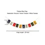 Buddhist Prayer Flag Om Mani Padme Hum for Bikes Motorcycle Home Temple Office Temple 20 Inch Flags Length Royal Enfield Flag, 2 image