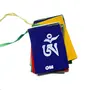 LetterBox Velvet Prayer Flag Om Mani Padme Hum Mini for Bikes (Multicolor), 2 image