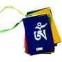 Dhwaj Flag Velvet Buddhist Prayer Flag (Pack of 3), 3 image