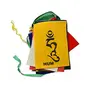 AUTO Trend-Prayer Flags Wind Outdoor Flags Car Jewelry Decor Accessories Flag Decorations Buddhist Items Om Mani Padme Hum Peace Sign Wall Flag Hanging for Car/Bike 2.5 Ft - Multicolor, 3 image