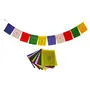 PACK OF 3 Buddhist Prayer flag lungta Flag / 5 Meter Long / 10 Flags/Each Leaf Size 8 inch by 10 inch, 2 image