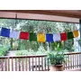 Buddhist Prayer Cotton Flag for All Bike/car/Home/Office (105 cm), 2 image