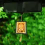 Combo of Ganesha Car Decoration Rear View Mirror Hanging Accessories and Prayer Flag for Car, 2 image