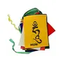 Buddhist Prayer Flags (6 x 8 75) -Pack of 2 Wind Outdoor Flags Car Jewelry Decor Accessories Flag Decorations Wall Hanging for Car/Bike, 6 image