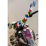 Big Ladakh Prayer Flag for Car Bike and Home Decoration Standard Size Multicolour -3 Pieces Set, 3 image