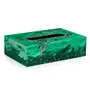 Vintage Handpainted Sea Green Tissue Paper Box Holder, 2 image