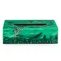 Vintage Handpainted Sea Green Tissue Paper Box Holder, 4 image