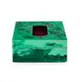Vintage Handpainted Sea Green Tissue Paper Box Holder, 5 image