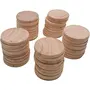 Natural Wood Slices 3 cm Unfinished Round Wood 10 pcs These Round Wood Coins for Arts & Crafts Projects Board Game Pieces Ornaments The Limitations are Endless 10 per Pack., 2 image