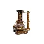 Wooden Matka Madhani for Decoration (3 inches Brown), 2 image
