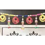 Traditional Multi Zula Pearl Beads Handmade Door Hanging/Bandarwal/Toran for Door Traditional Bandarwal for Door 37" inch Length, 2 image