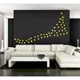 Exclusive Offer - {Get (pack of 10) 3D butterfly wall sticker with every order} - Stars Golden (Pack of 50) 3D aCryliC stiCker 3D aCryliC stiCkers for wall 3D mirror wall stiCkers 3D aCryliC wall stiCker 3D deCorative stiCkers 3D aCryliC home wall deCor 3, 2 image