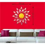 Golden Sun with Extra Falme (Pack of 25) (75 cm X 75 cm) With All Silver Leaf 3D aCryliC stiCker 3D aCryliC stiCkers for wall 3D mirror wall stiCkers 3D aCryliC wall stiCker 3D deCorative stiCkers 3D aCryliC home wall deCor 3D aCryliC mirror stiCKers 3D a, 2 image