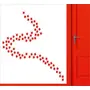 Exclusive Offer - {Get (pack of 10) 3D butterfly wall sticker with every order} - Stars Red (Pack of 50) 3D aCryliC stiCker 3D aCryliC stiCkers for wall 3D mirror wall stiCkers 3D aCryliC wall stiCker 3D deCorative stiCkers 3D aCryliC home wall deCor 3D a, 2 image