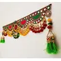 Traditional Multi Zula Pearl Beads Handmade Door Hanging/Bandarwal/Toran for Door Traditional Bandarwal for Door 37" inch Length, 5 image