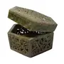 Stone Jewellery Box (Hexagonal) 4x4x2.5 inch Carved, 3 image